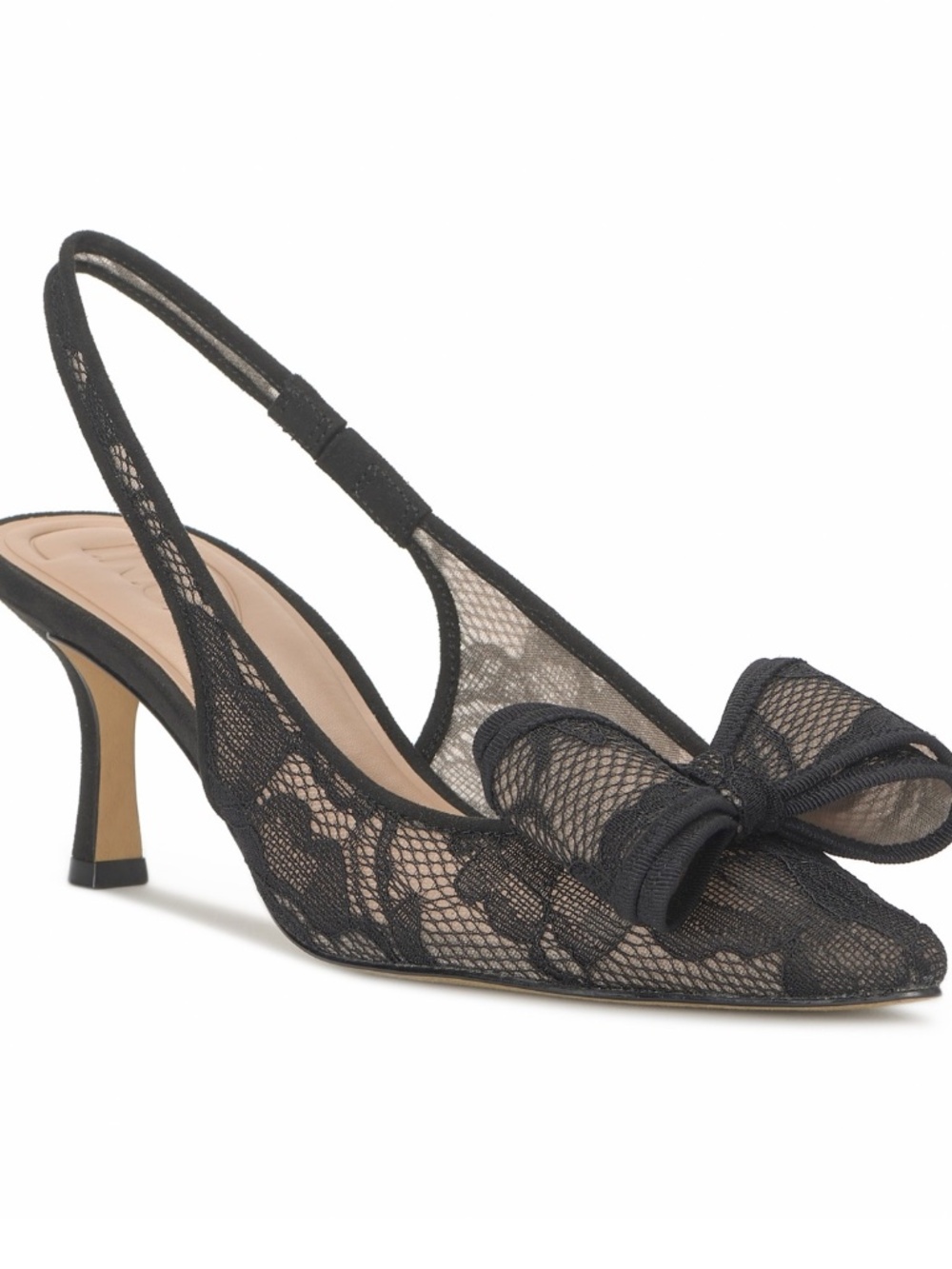 I.n.c. International Concepts Women's Giverny Halter Back Pumps, Black Lace